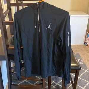 Long sleeve hooded Jordan workout fleece